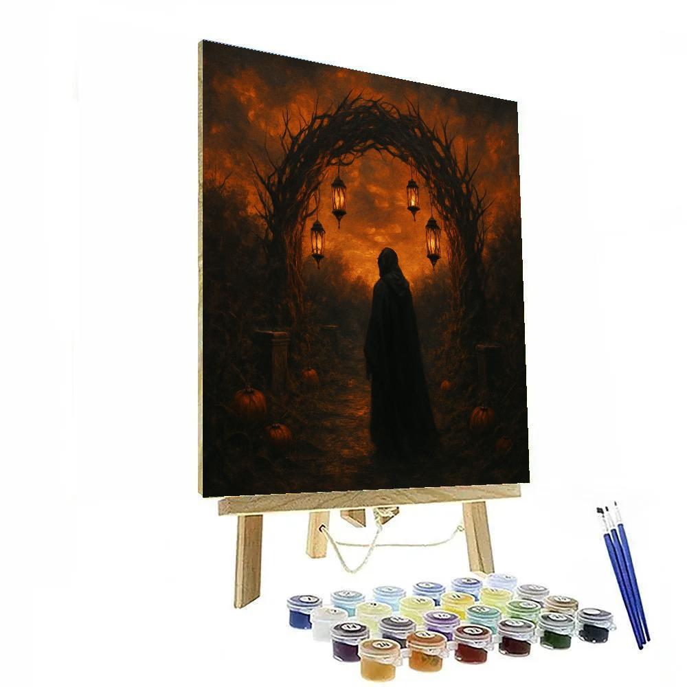 Thornwall Lantern Gate Painting by numbers kit