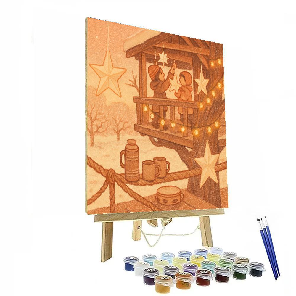 Orchard Treehouse Noel paint by color