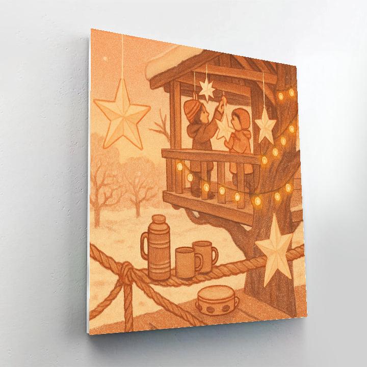 Orchard Treehouse Noel paint by color
