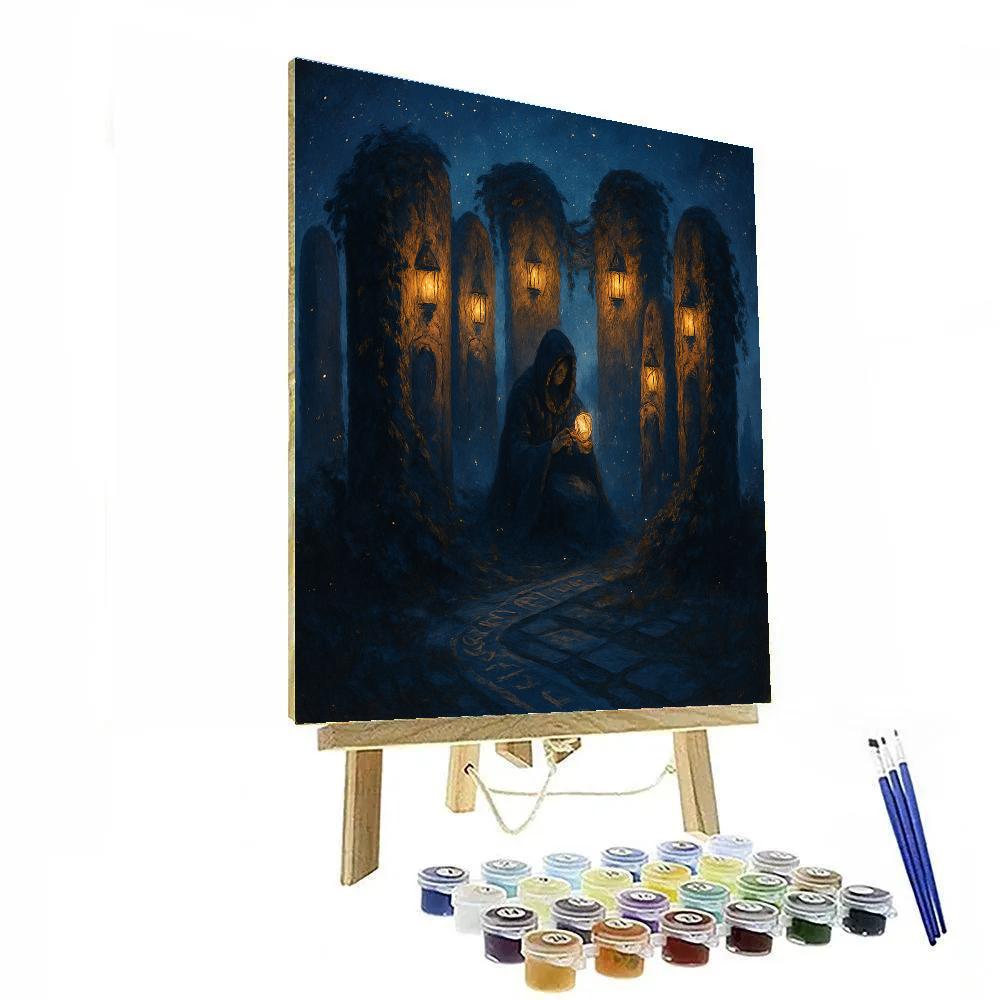 Oracle Grove Lanterns Number painting