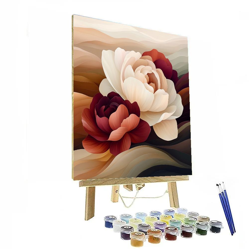 Georgia OKeeffe Inspired Desert Flowers Paint by numbers kits