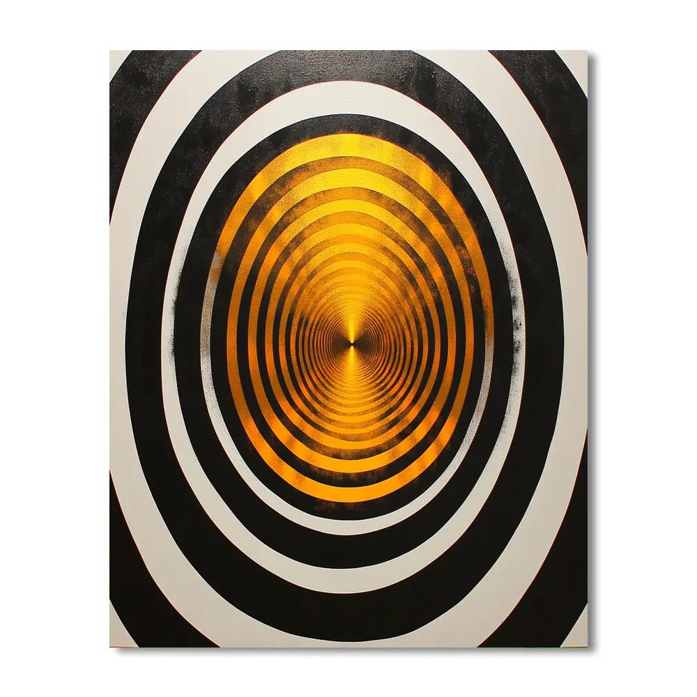 Yayoi Kusama Inspired Mirror Nebula Loop Paint by numbers art