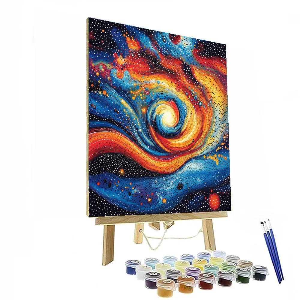 Yayoi Kusama Inspired Cosmic Harmony Paint by numbers kits