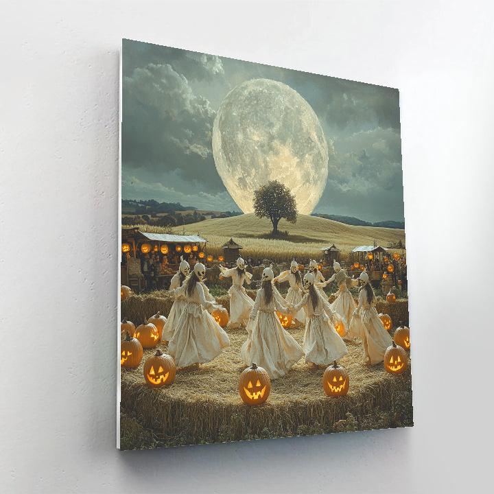 Harvest Moon Lantern Dance Spooky Edition Paint by numbers kits