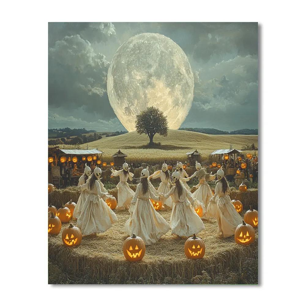 Harvest Moon Lantern Dance Spooky Edition Paint by numbers kits
