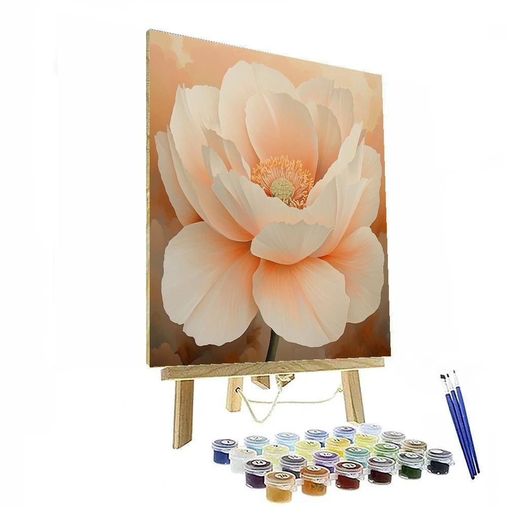 Georgia OKeeffe Inspired Desert Flowers Bloom paint by color