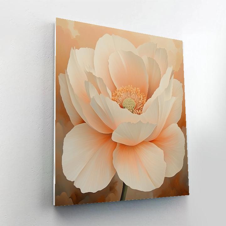 Georgia OKeeffe Inspired Desert Flowers Bloom paint by color