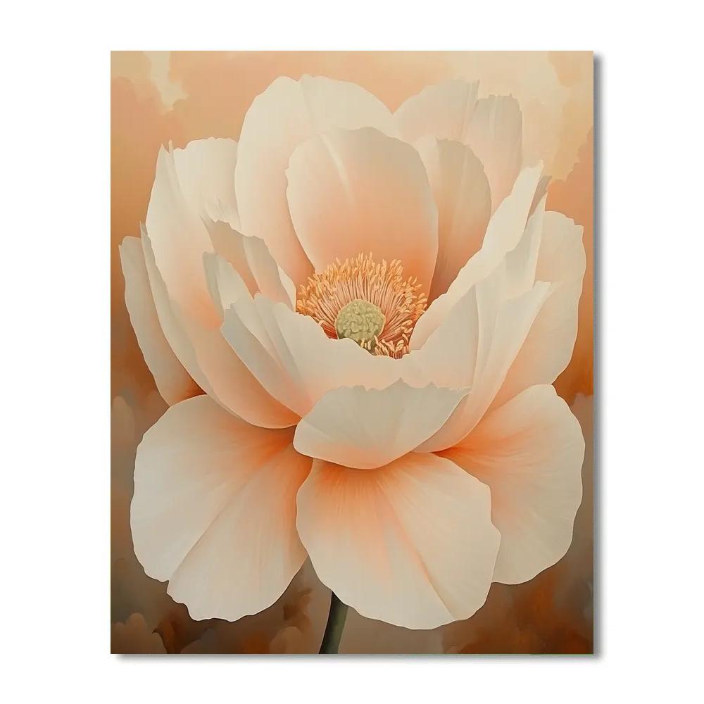 Georgia OKeeffe Inspired Desert Flowers Bloom paint by color