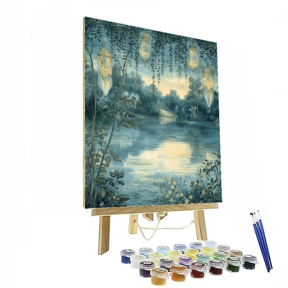John William Waterhouse Inspired Mythological River Paint by numbers kits