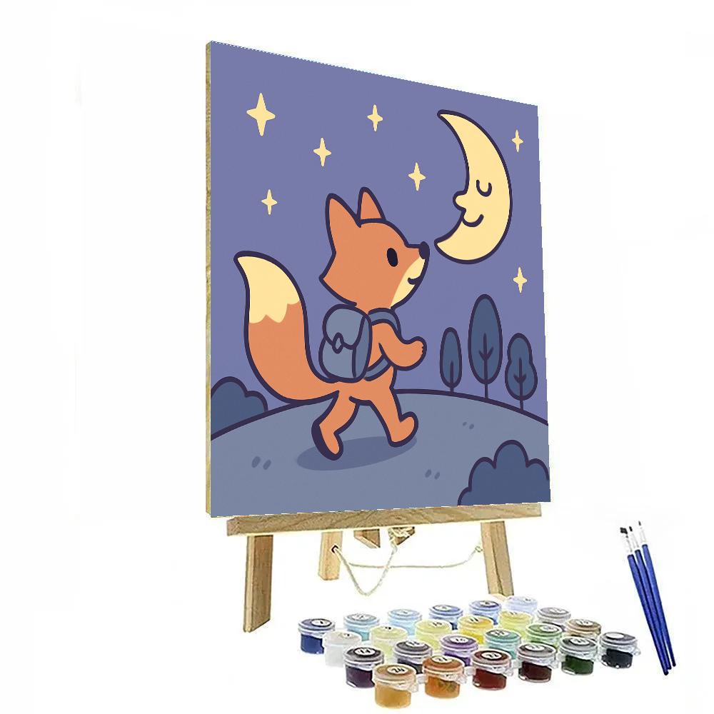 Moonlight Fox Trail paint by color