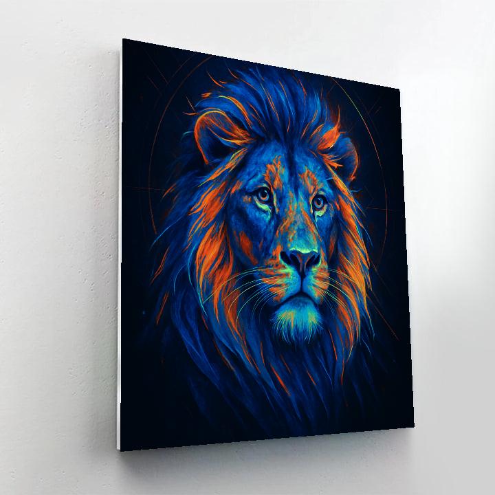 Neon Mane Majesty paint by number