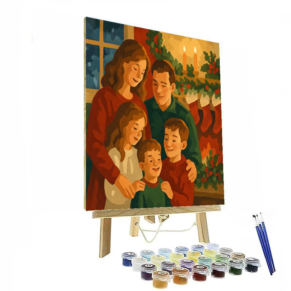 Hearthside Carol paint by numbers