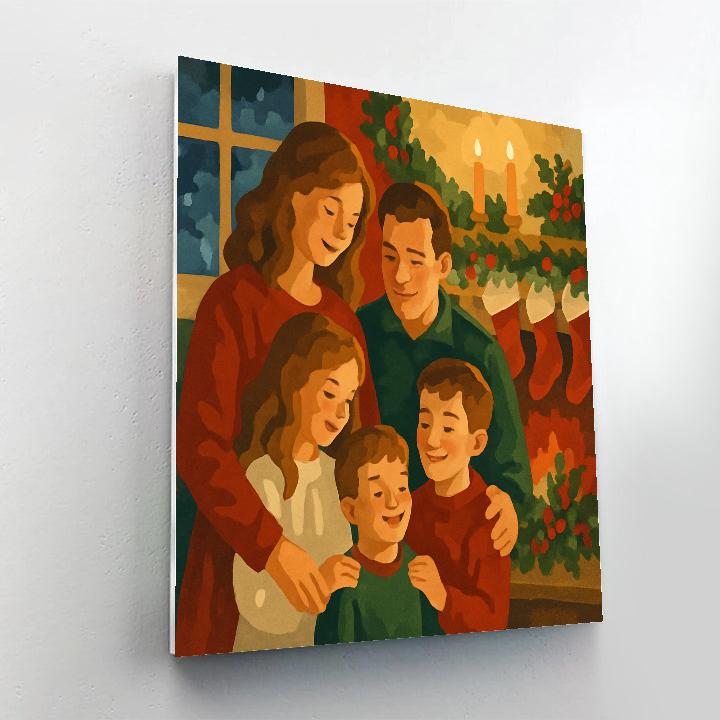 Hearthside Carol paint by numbers