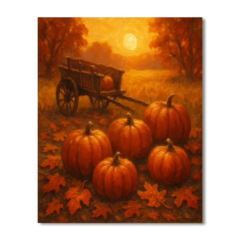 Pumpkin Hollow Harvest paint by color