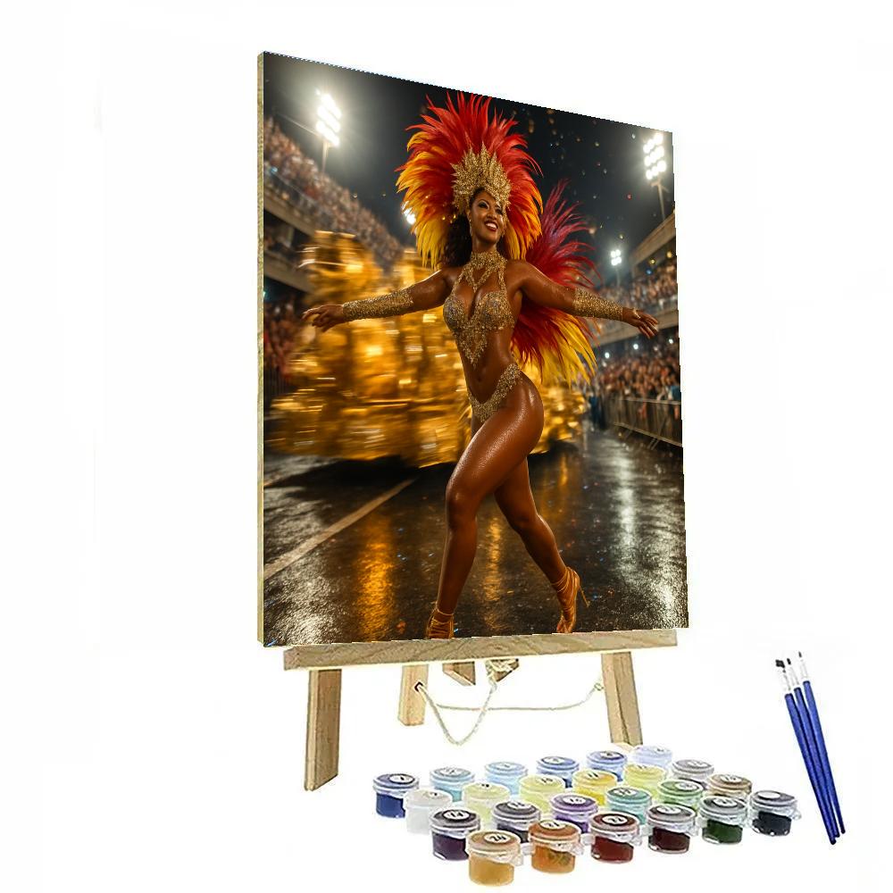 Rio Carnival Samba Night paint by numbers