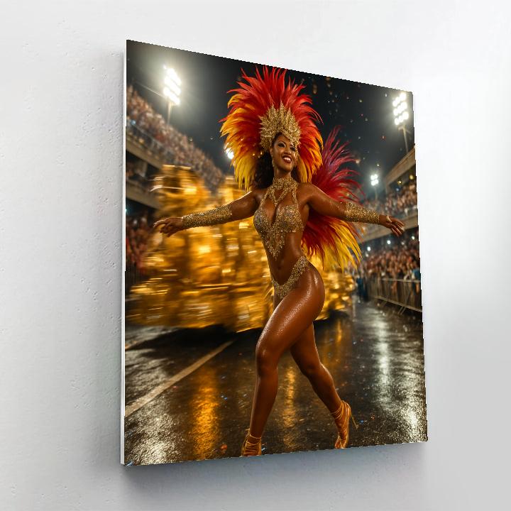 Rio Carnival Samba Night paint by numbers