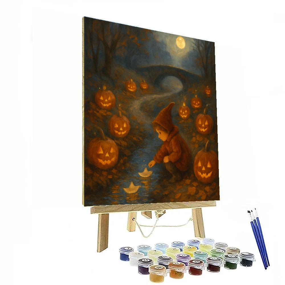 Carved Pathway Of Wishes paint by number