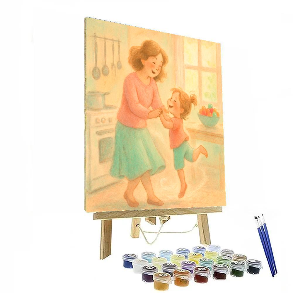 Kitchen Dance Morning paint by number