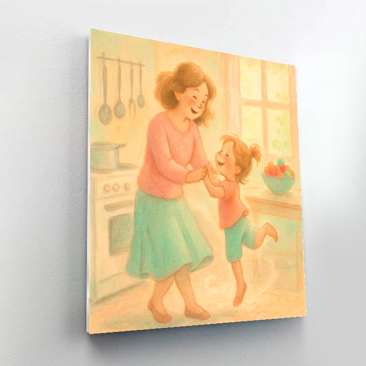 Kitchen Dance Morning paint by number