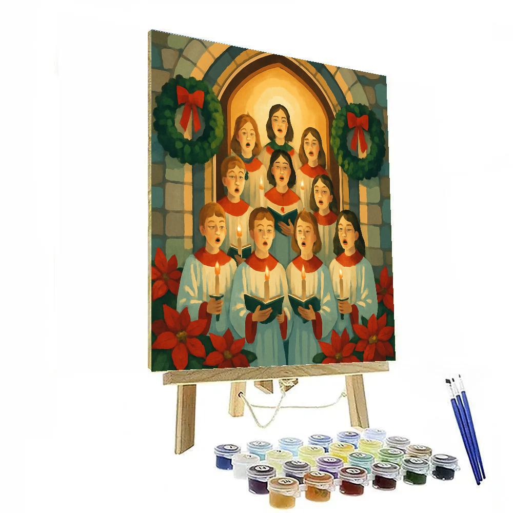 Candlelit Blessing DIY paint by numbers