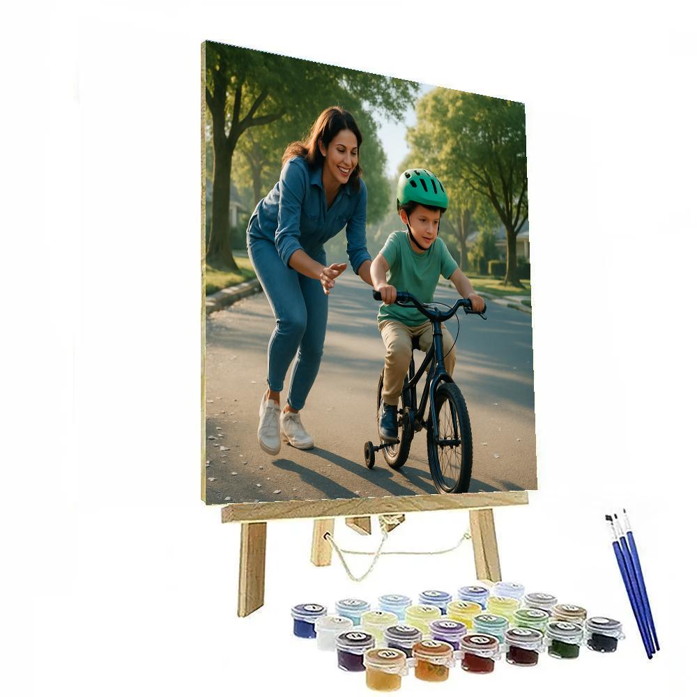 First Bicycle Ride Support Numbered painting kits