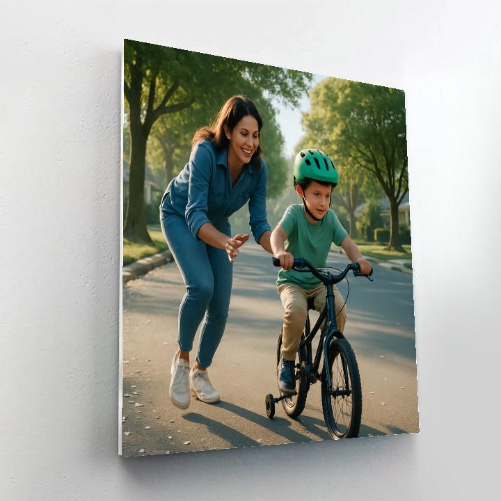 First Bicycle Ride Support Numbered painting kits