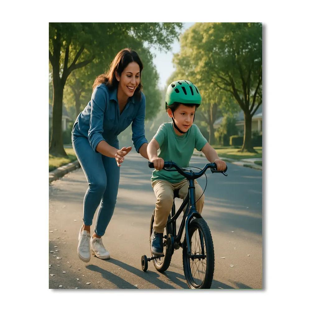 First Bicycle Ride Support Numbered painting kits