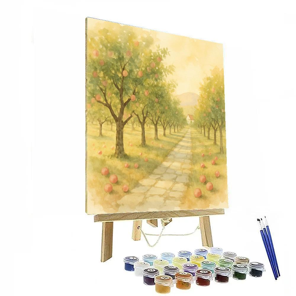 Orchard Of Quiet Light Paint by numbers art