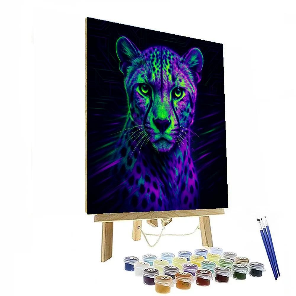 Circuit Cheetah Sprint DIY paint by numbers