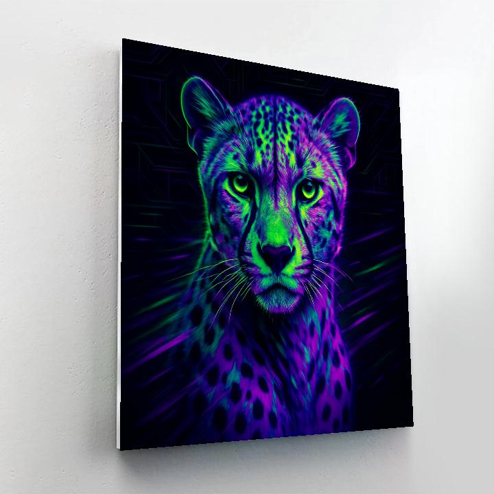 Circuit Cheetah Sprint DIY paint by numbers