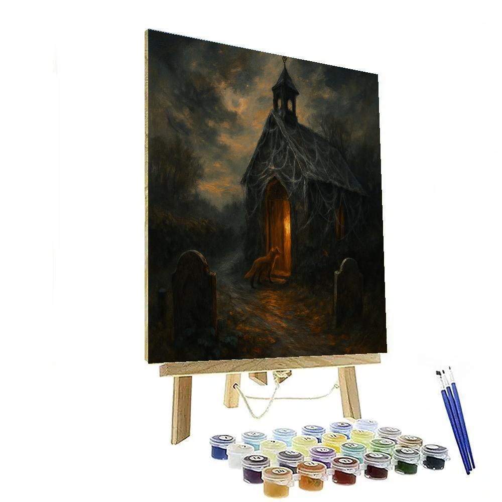 Cobweb Chapel On Hollow Lane Paint by numbers kits
