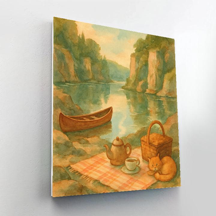 Hidden Cove Tea Break paint by number