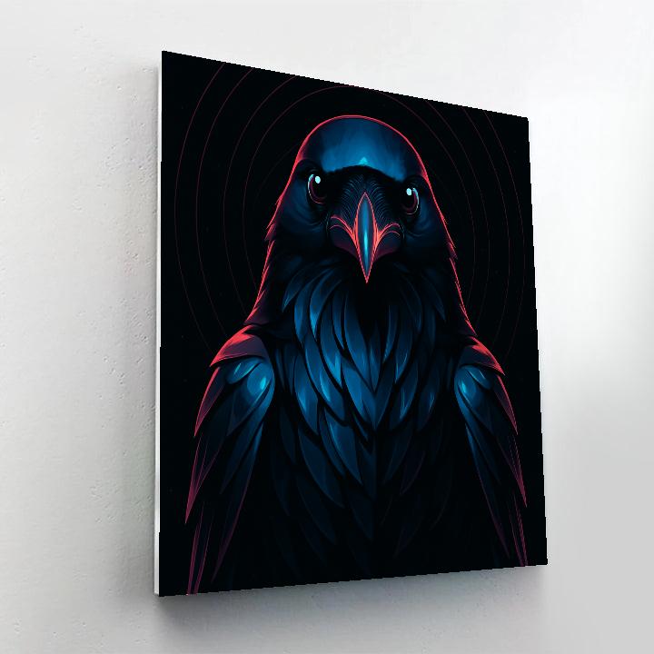 Monarch Raven Echo paint by number