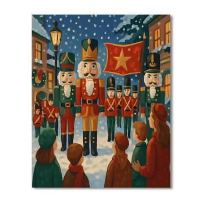 Nutcracker Parade Paint by numbers kits