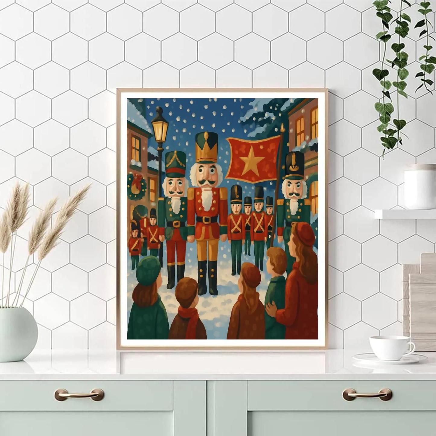 Nutcracker Parade Paint by numbers kits