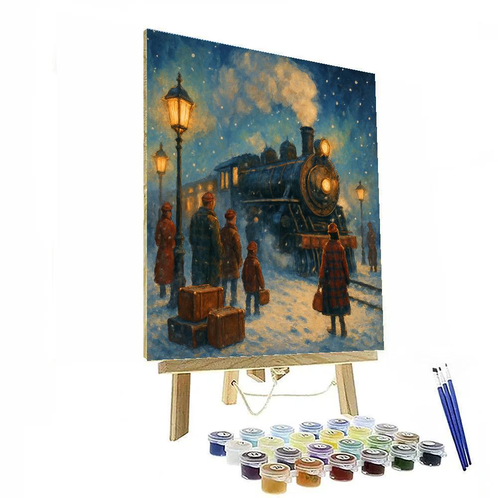Polar Express Platform paint by color