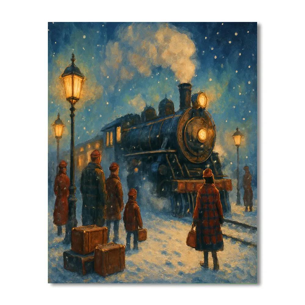 Polar Express Platform paint by color