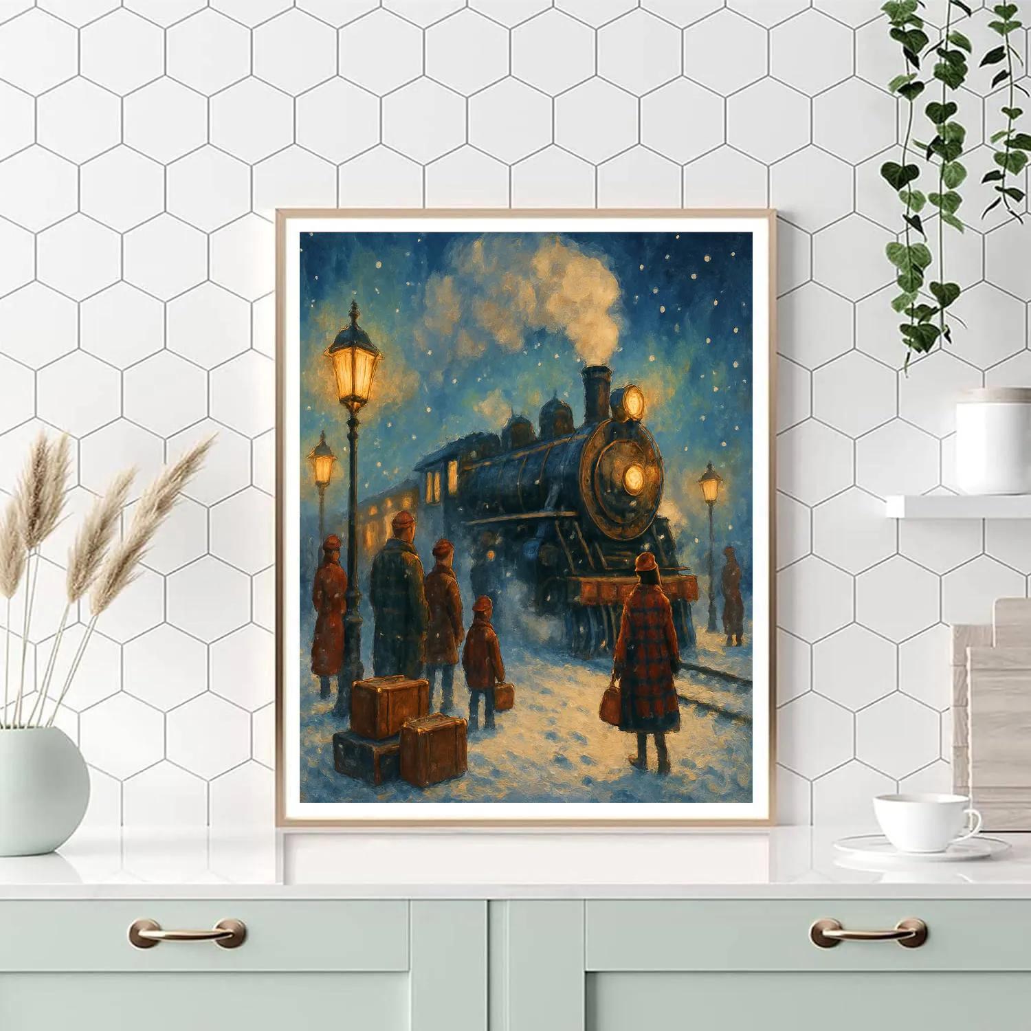 Polar Express Platform paint by color