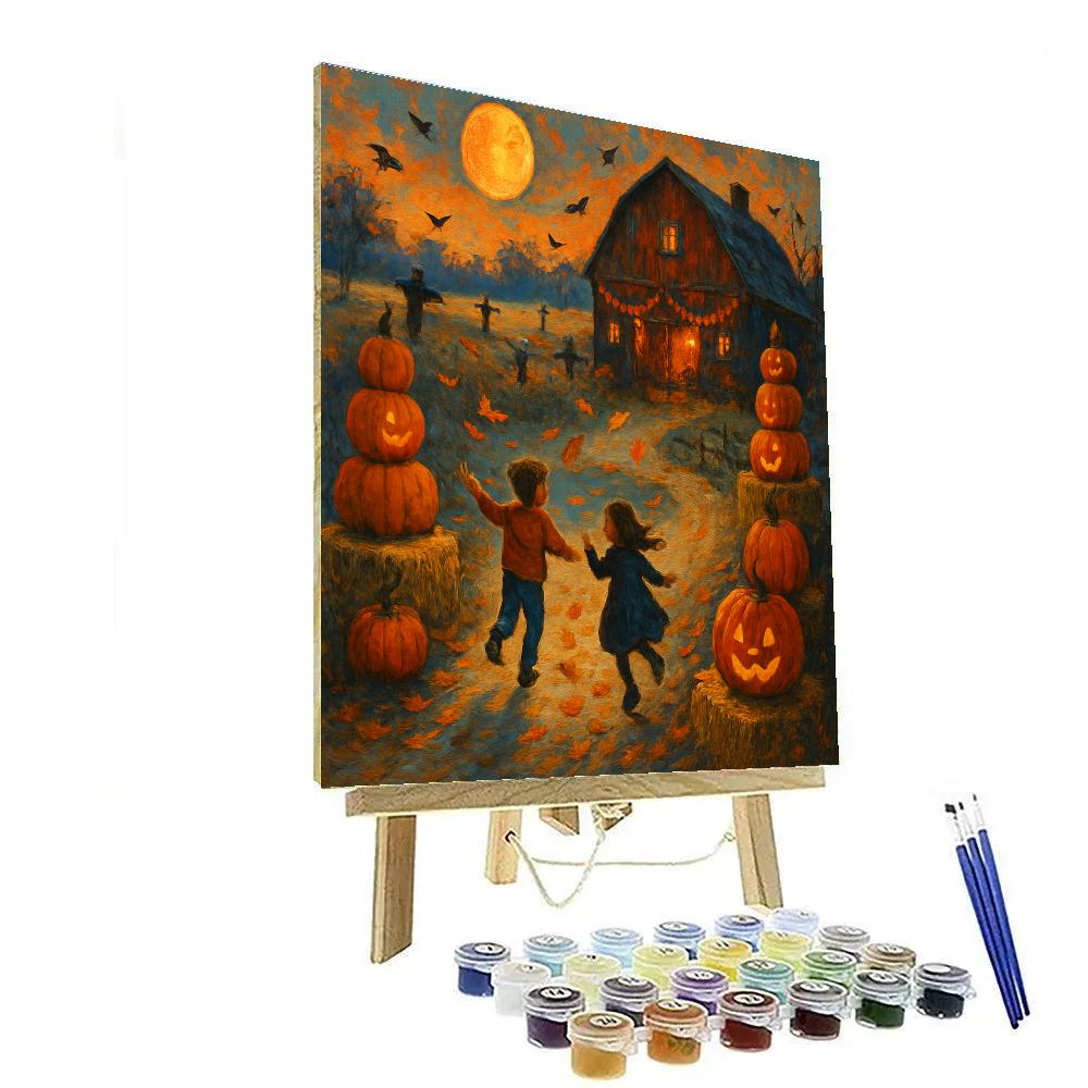 Harvest Moonback Trail painting number kit