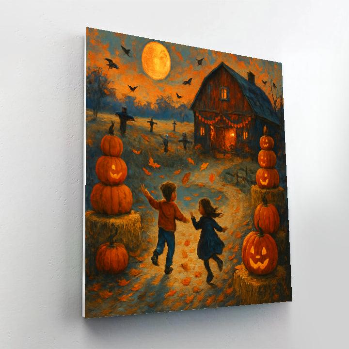 Harvest Moonback Trail painting number kit
