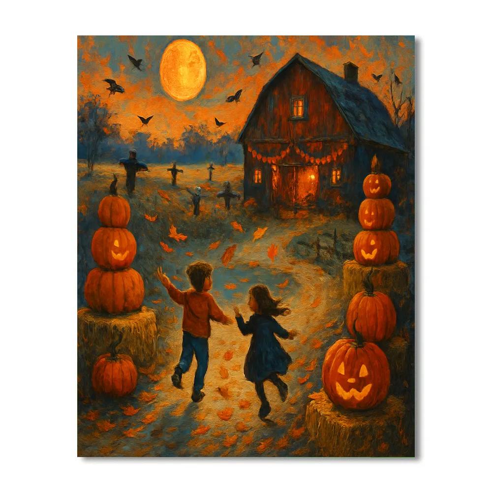Harvest Moonback Trail painting number kit