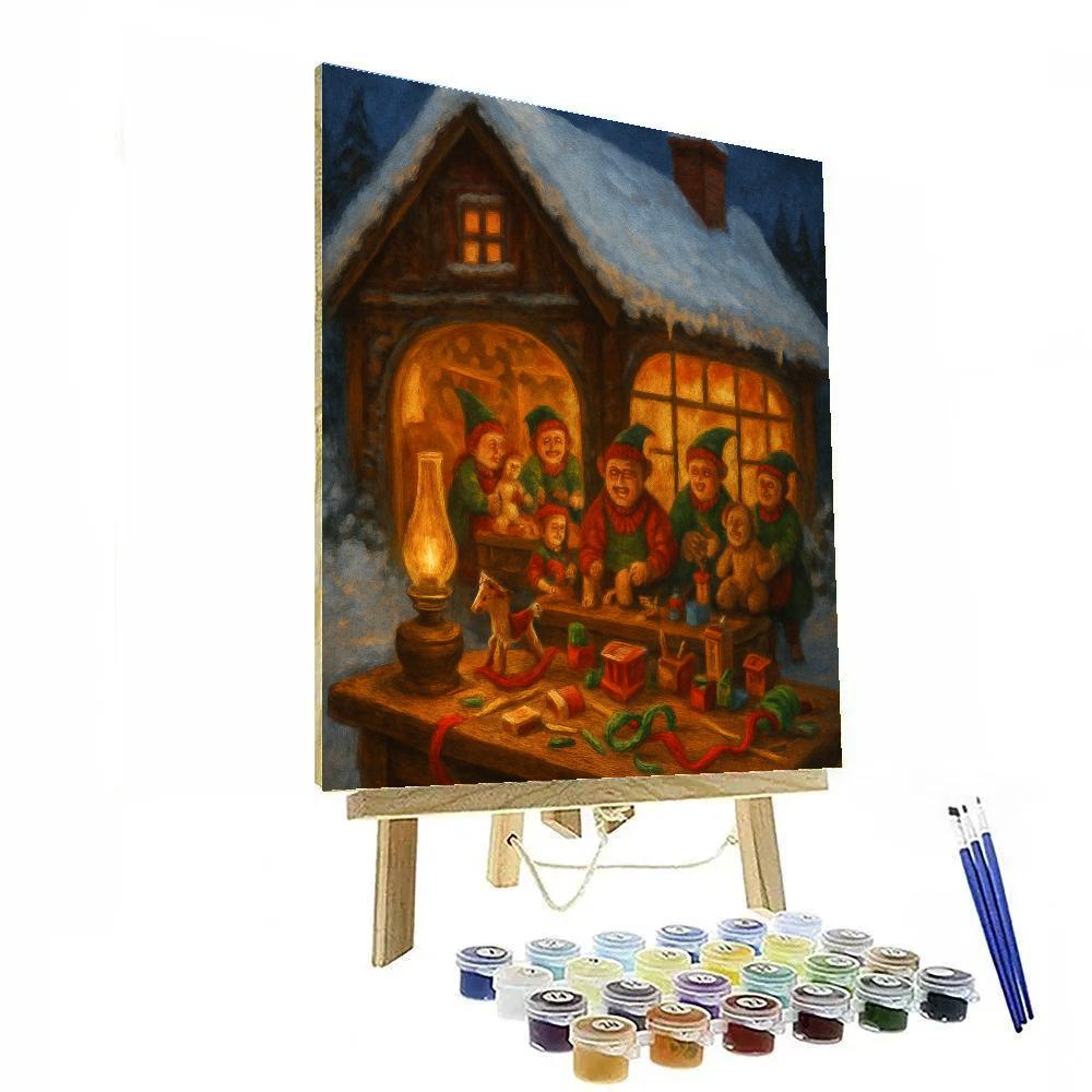 Twilight Toy Workshop paint by numbers