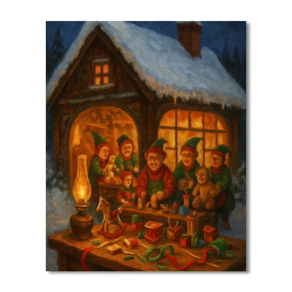 Twilight Toy Workshop paint by numbers