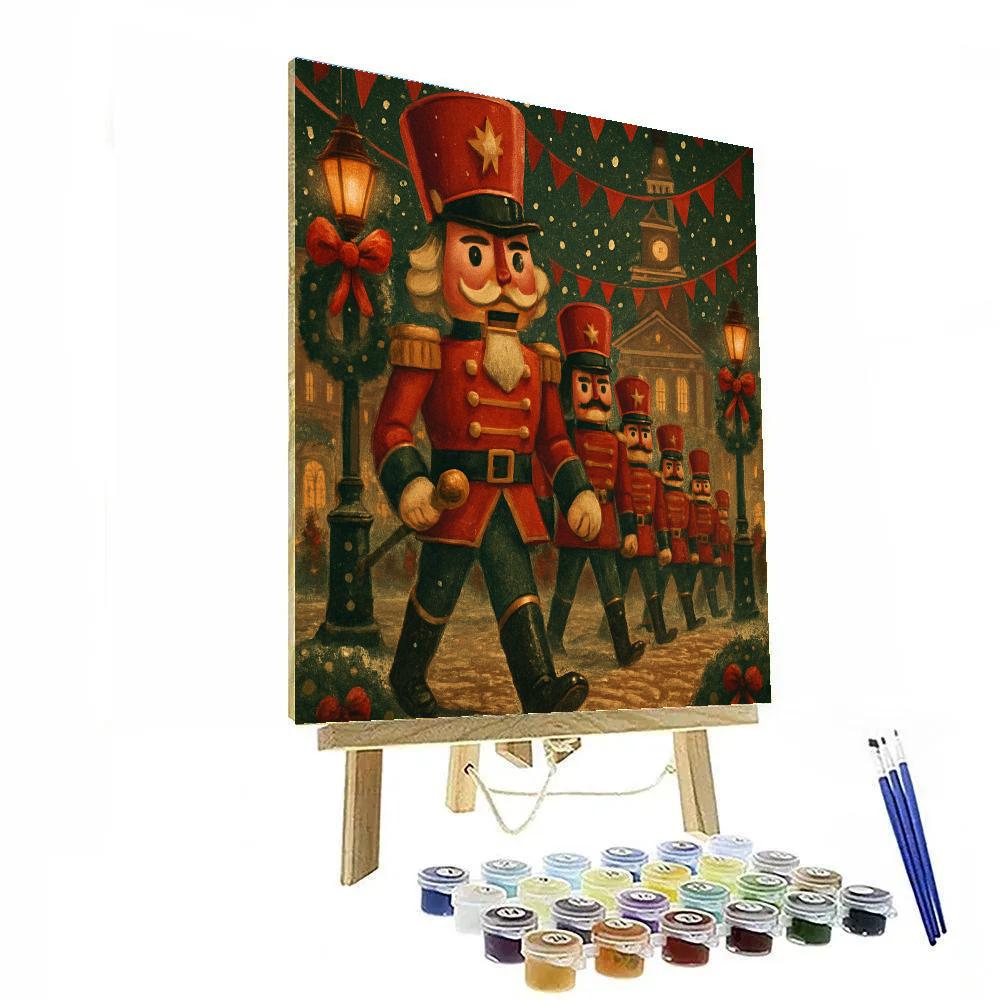 Nutcracker Parade Avenue paint by numbers