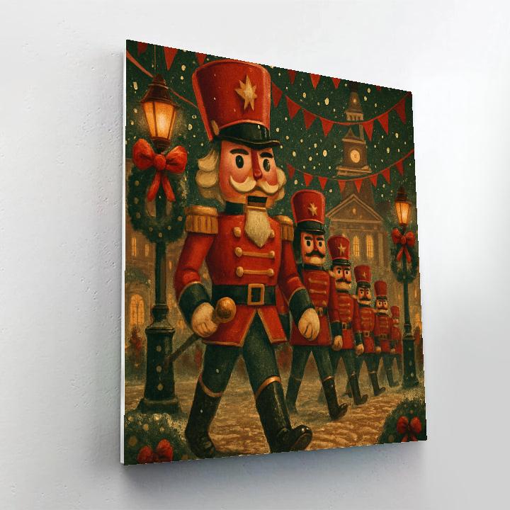 Nutcracker Parade Avenue paint by numbers