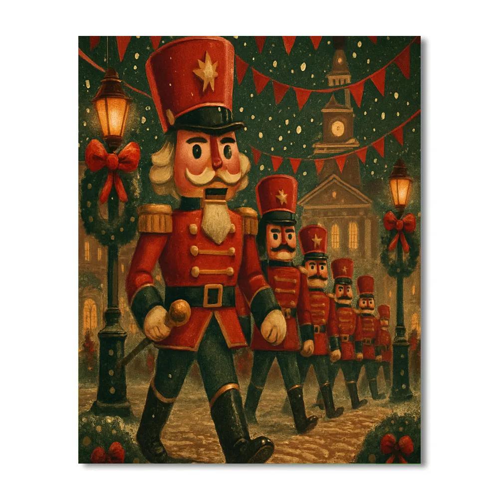 Nutcracker Parade Avenue paint by numbers
