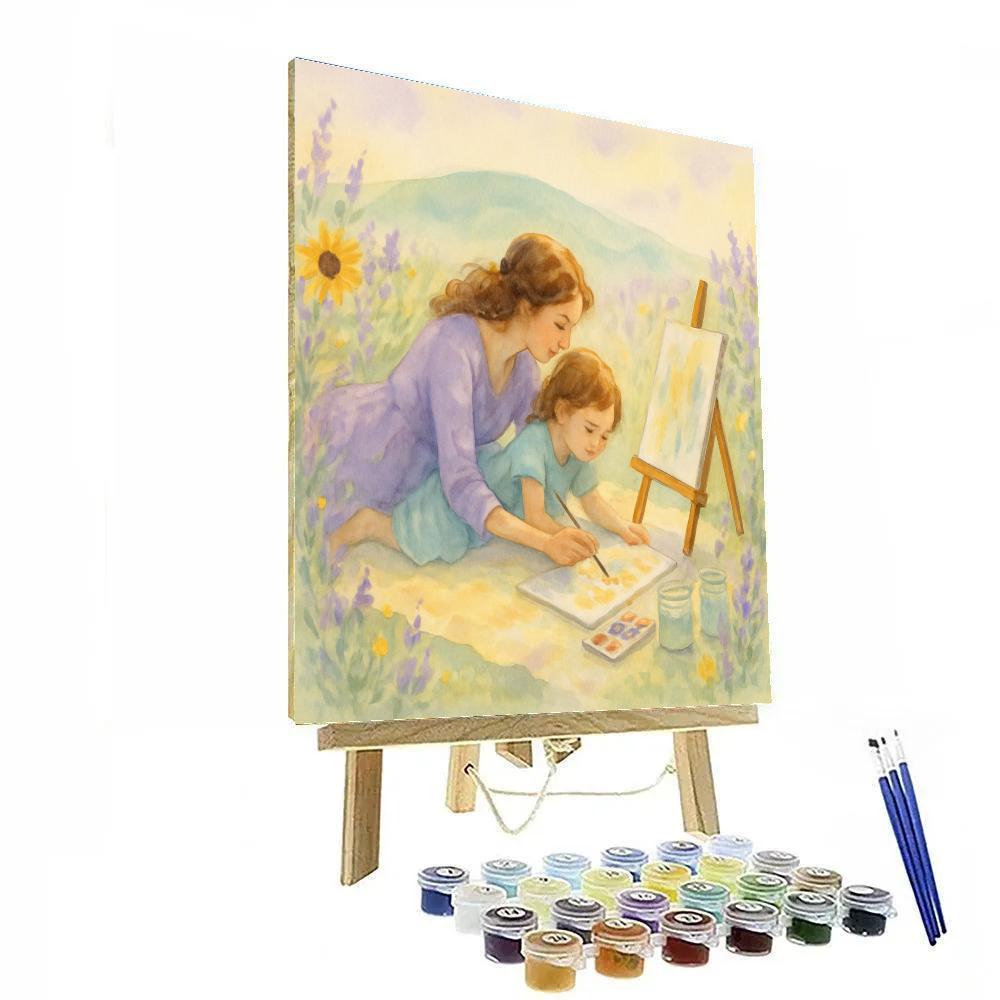 Picnic Meadow Painting Paint by numbers kits