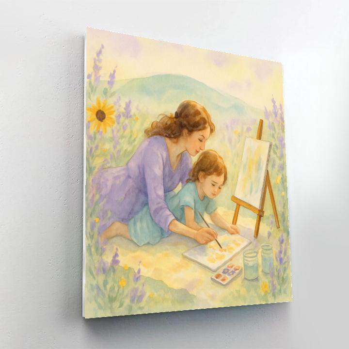 Picnic Meadow Painting Paint by numbers kits