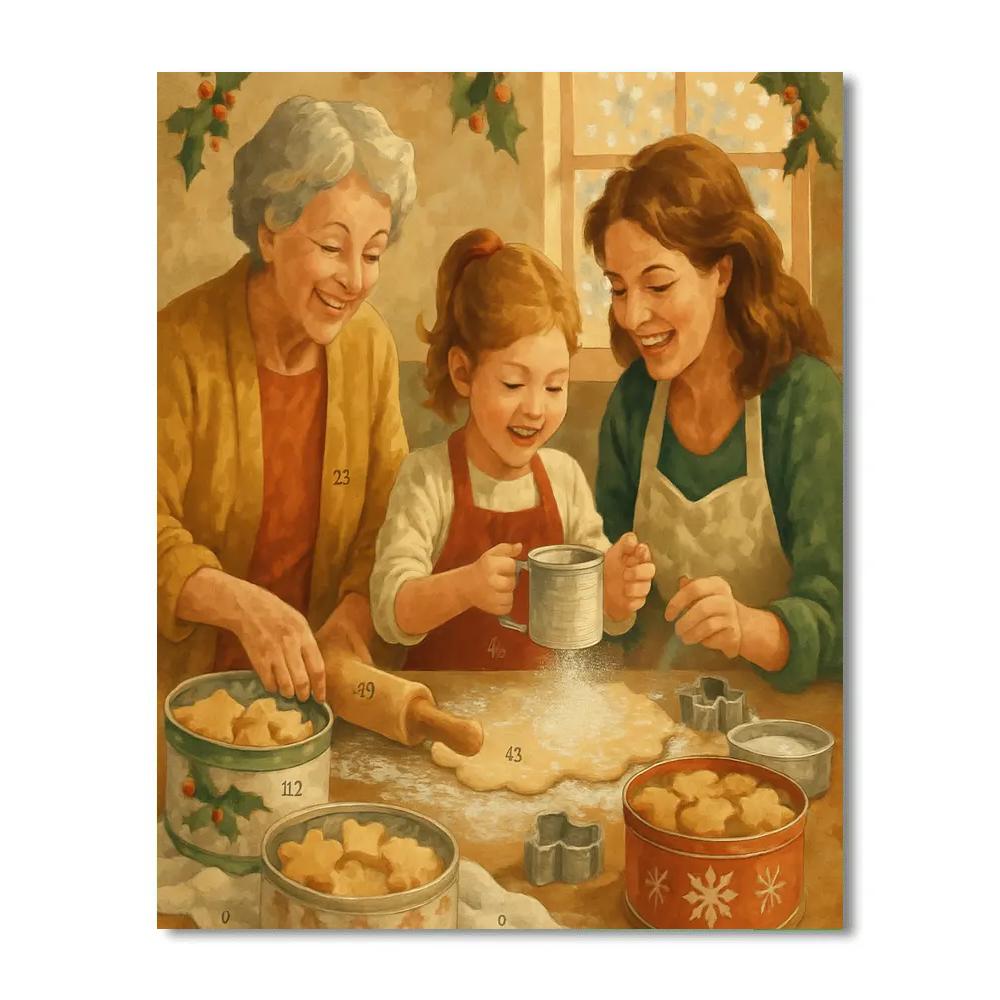 Baking By Starlight paint by number