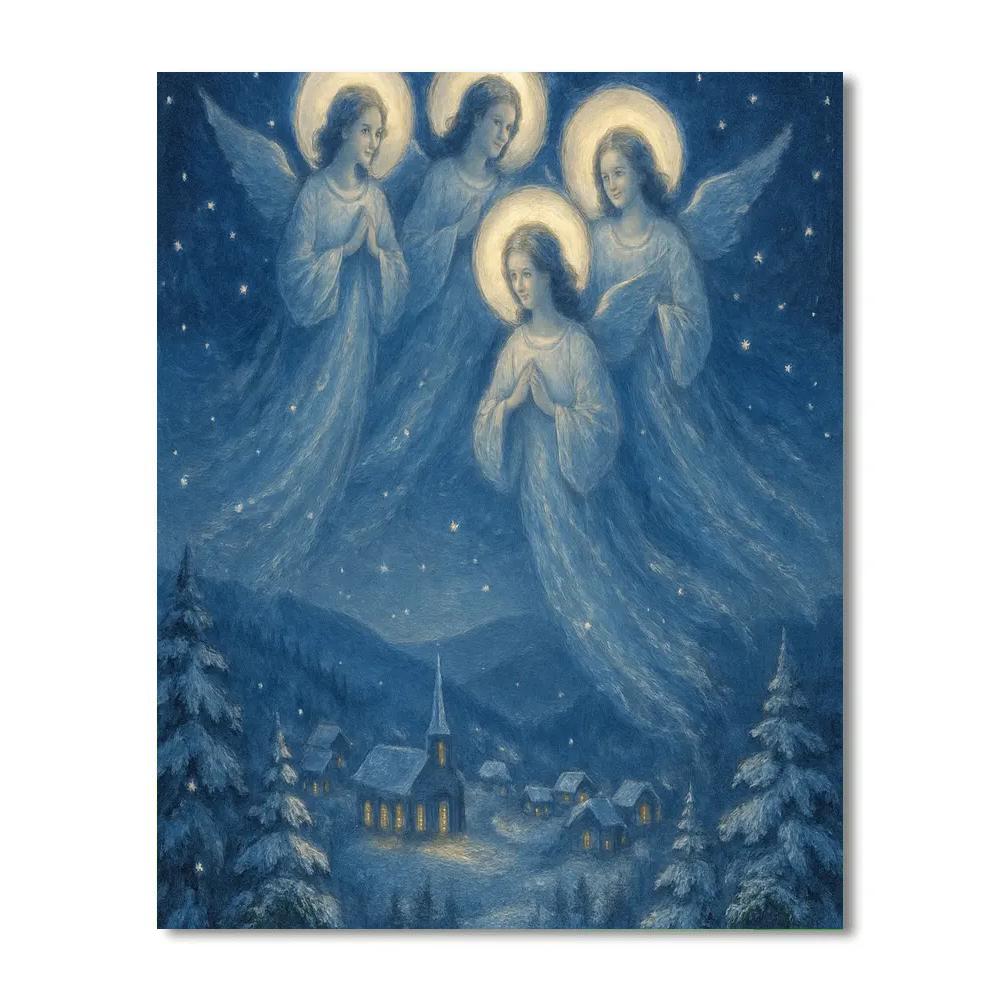 Starlight Choir Of Angels Paint by numbers kits